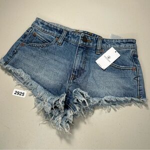 Volcom Denim Shorts Stoney Micro Short Size 24 Micro Fit